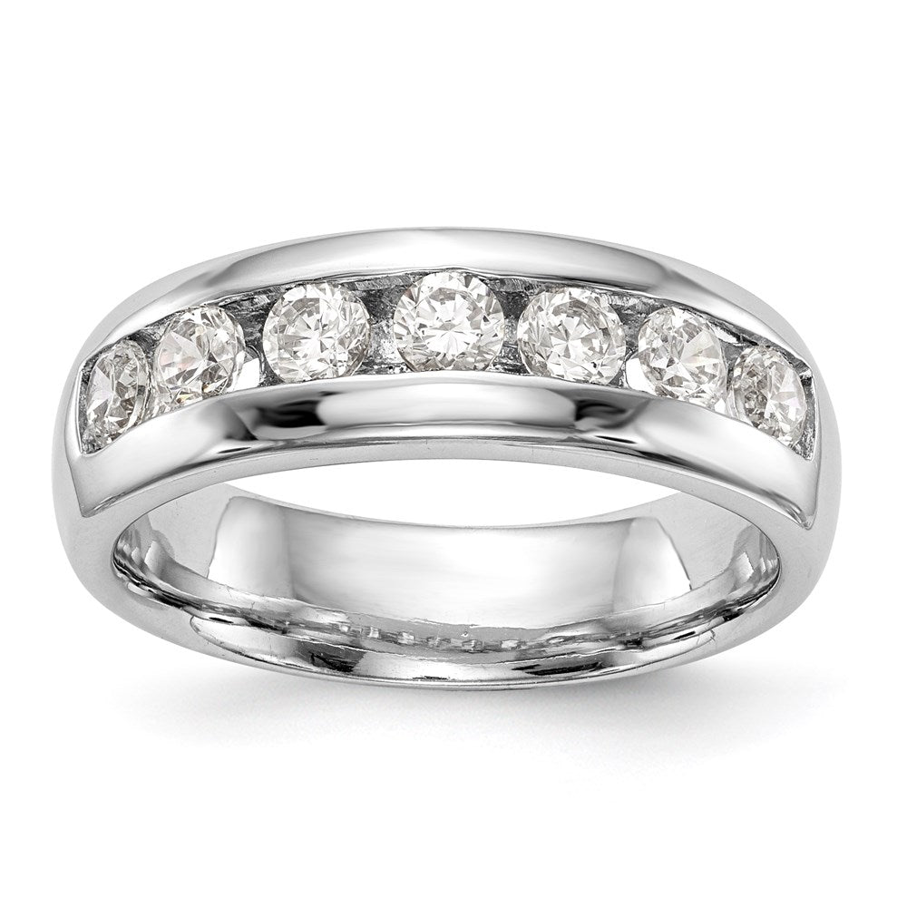 14k white gold 7 stone channel band rm3303b 045 wvs