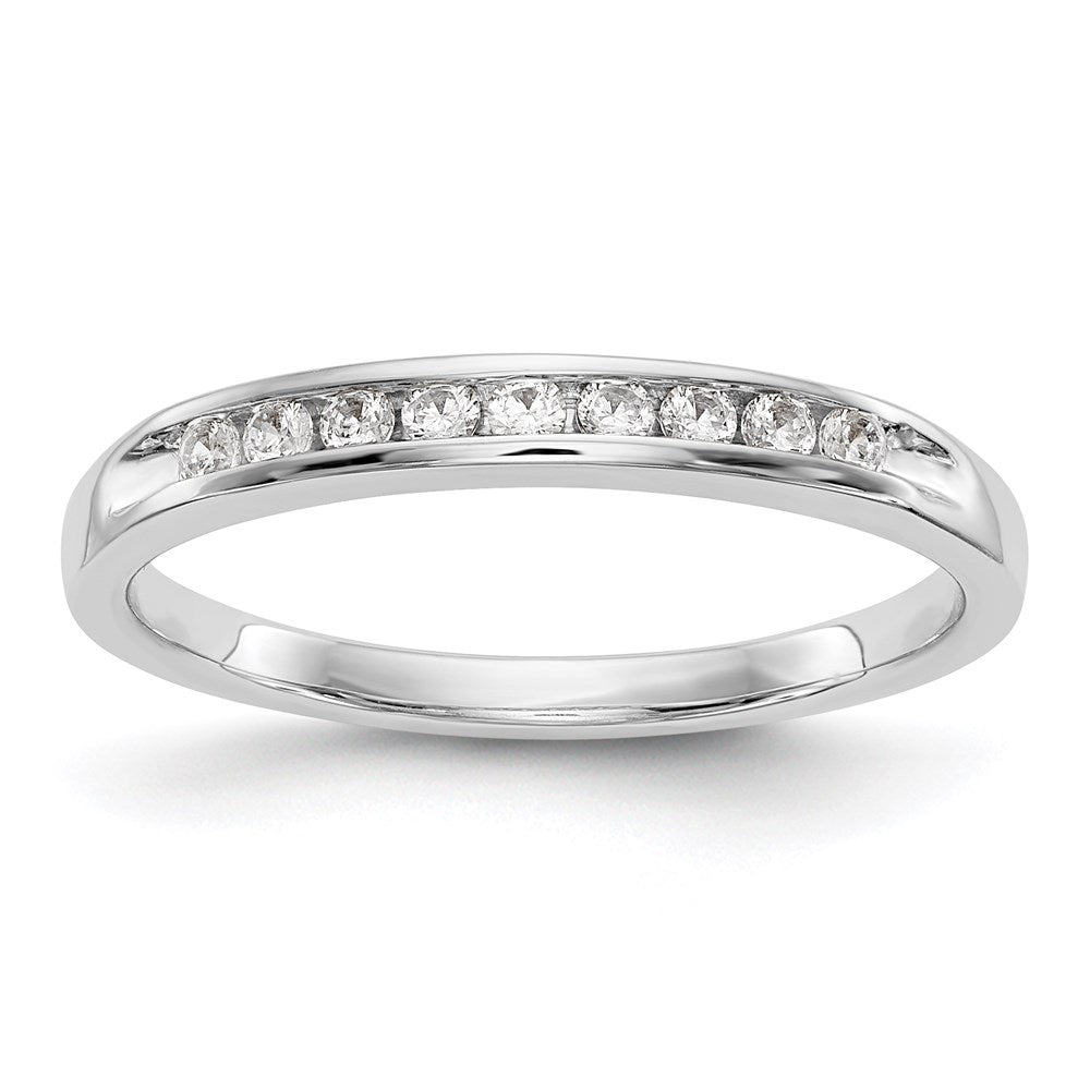 14k white gold 9 stone real diamond channel band rm3309b 015 waa