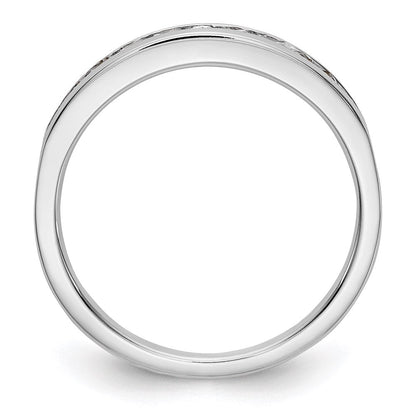 14k white gold 11 stone real diamond channel band rm3320b 031 waa