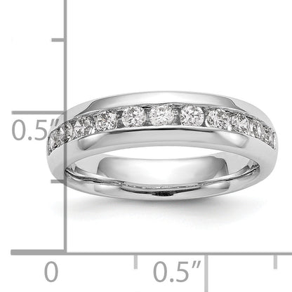 0.77ct. CZ Solid Real 14K Yellow Gold 11-Stone Wedding Band Ring  Only