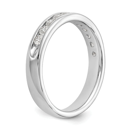 0.51ct. CZ Solid Real 14k True Origin Lab Grown SI/VS Near Colorless Men's Wedding Band Ring