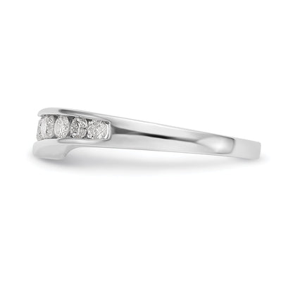 0.50ct. CZ Solid Real 14K White Gold Wedding Band Ring
