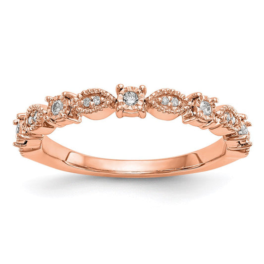 14k rose gold real diamond band rm3360b 012 raa