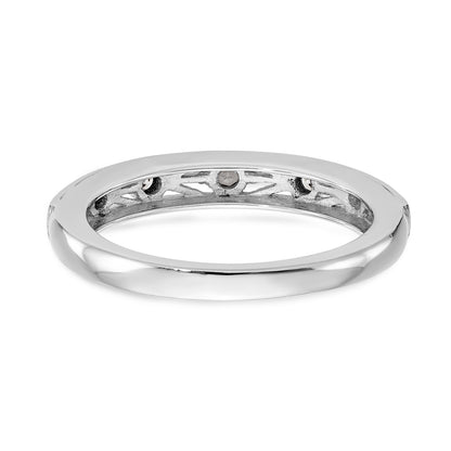 0.15ct. CZ Solid Real 14K White Gold Wedding Band Ring