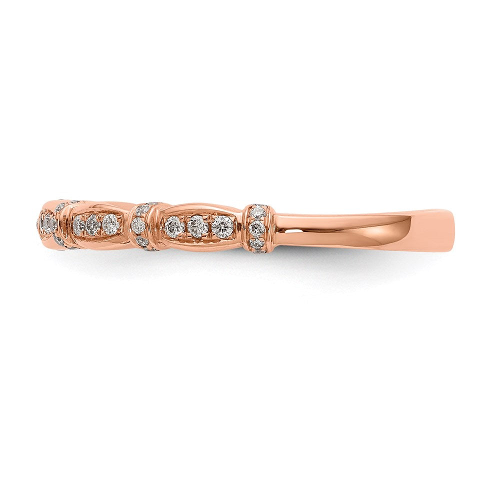 14k rose gold real diamond band rm3379b 017 raa