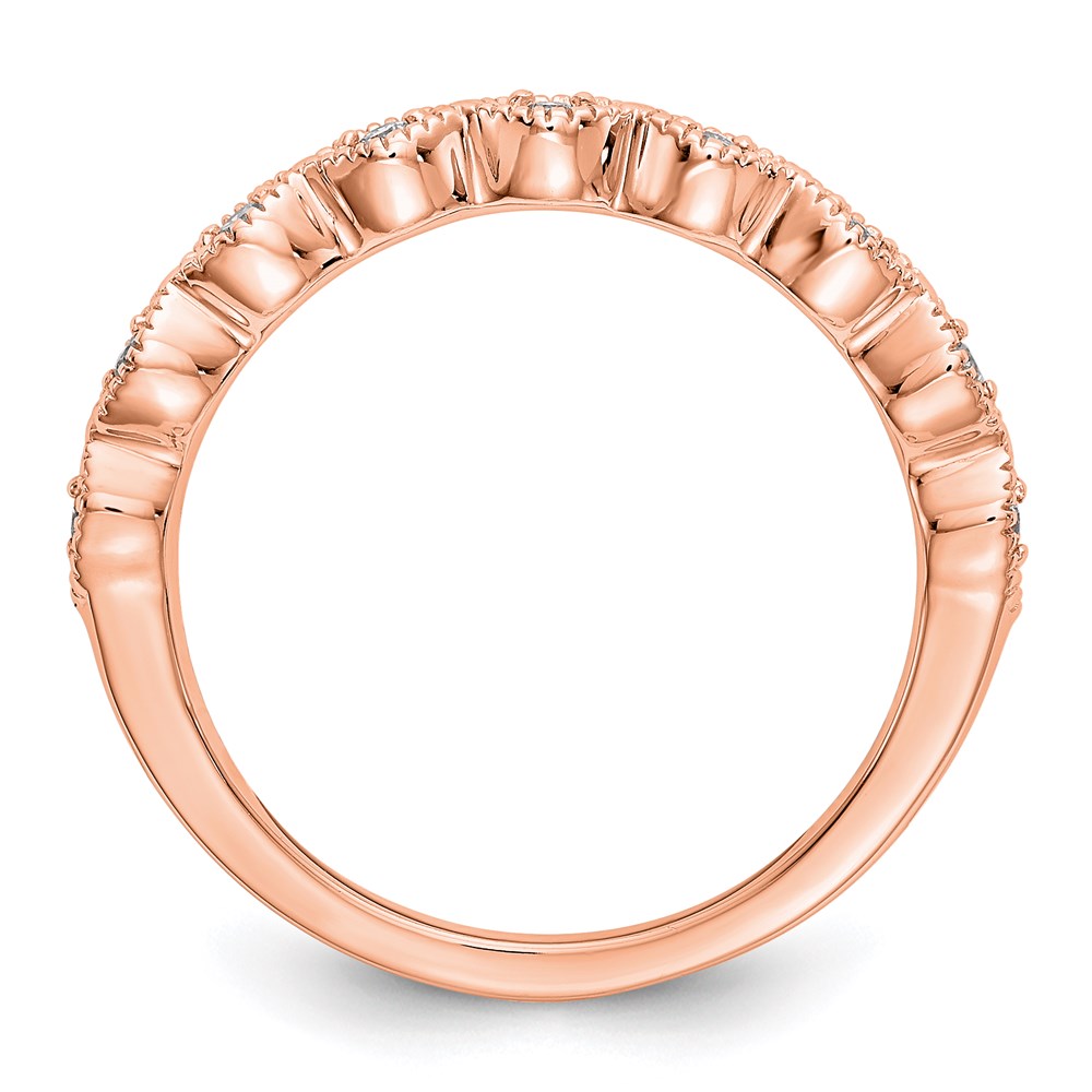 14k rose gold real diamond band rm3381b 010 raa