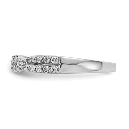 0.36ct. CZ Solid Real 14K White Gold Wedding Band Ring