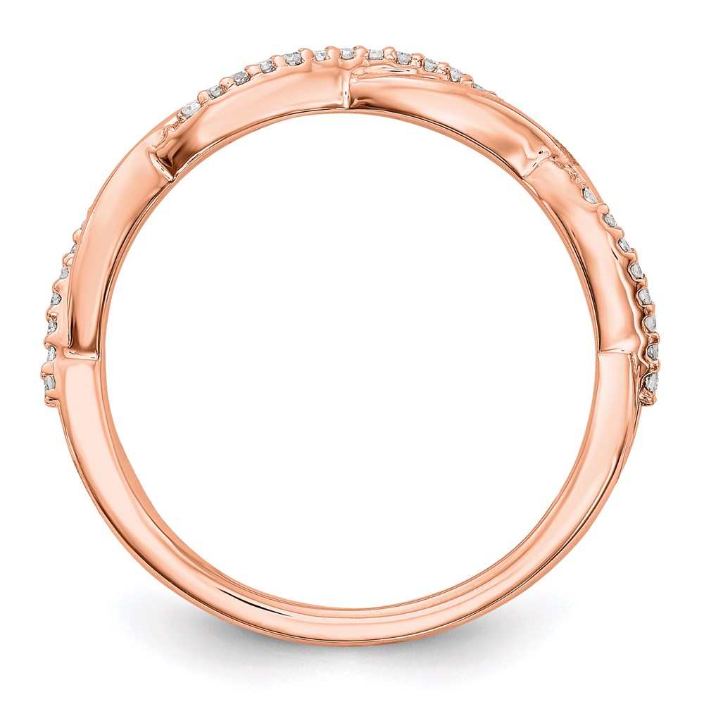 14k rose gold real diamond band rm3403b 012 raa