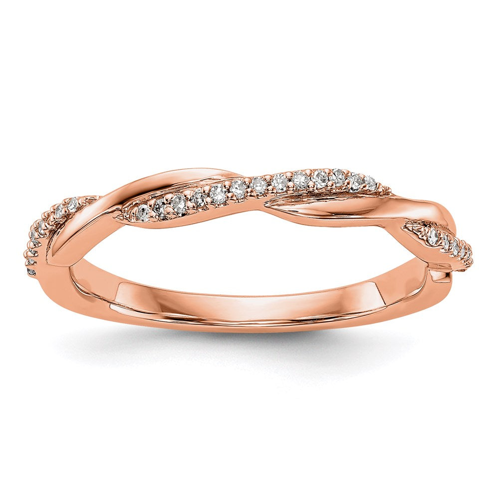 14k rose gold real diamond band rm3403b 012 raa