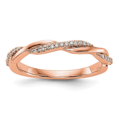 14k rose gold real diamond band rm3403b 012 raa
