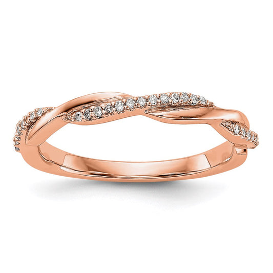 14k rose gold real diamond band rm3403b 012 raa