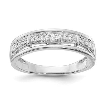 14k white gold complete real diamond trio mens wedding band rm3639b g 016 waa