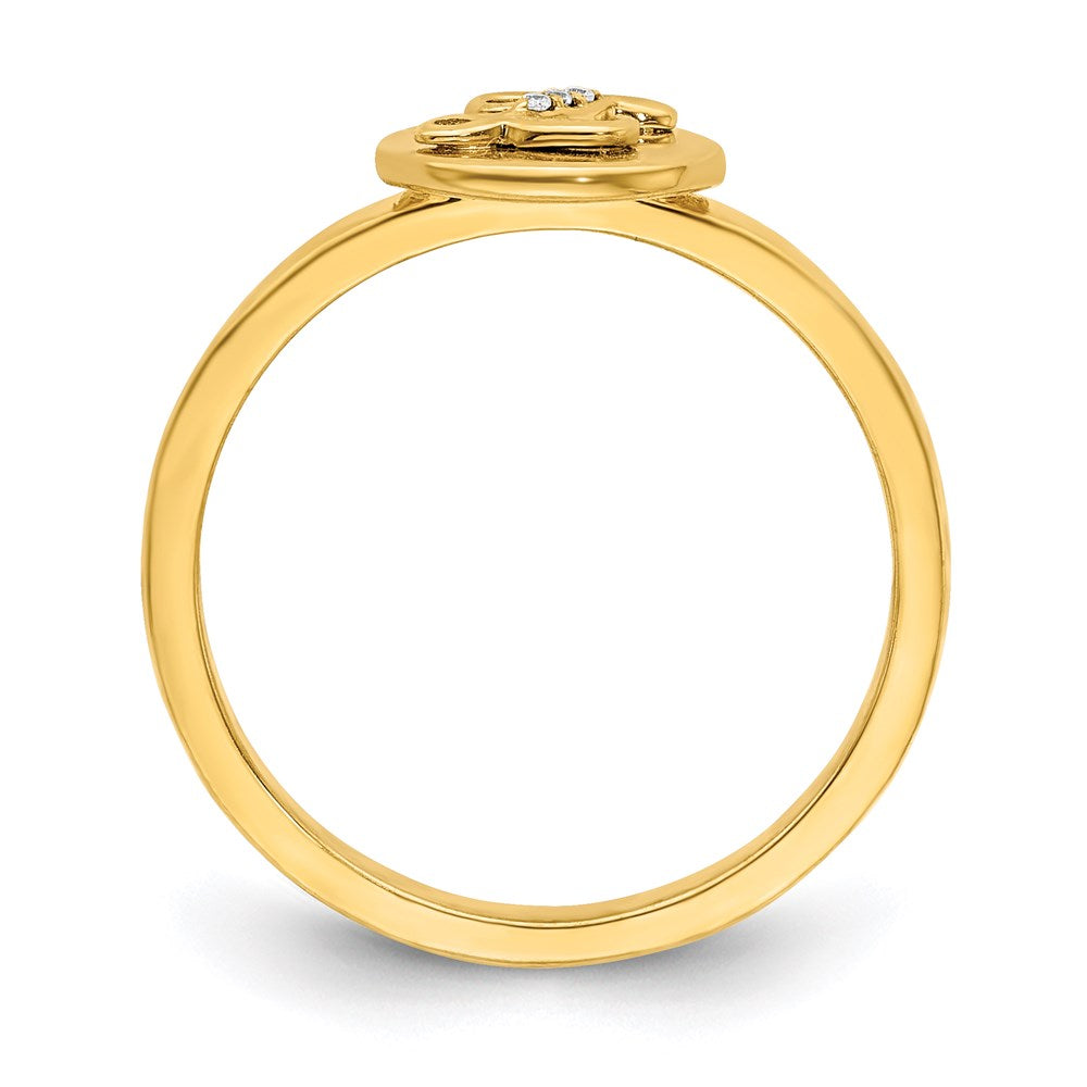 14k yellow gold real diamond initial z ring rm4320z 001 ya