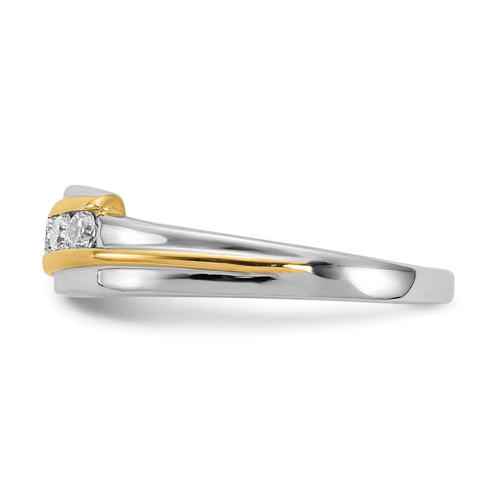 14k white yellow gold real diamond mens ring rm5698b 033 wyaa