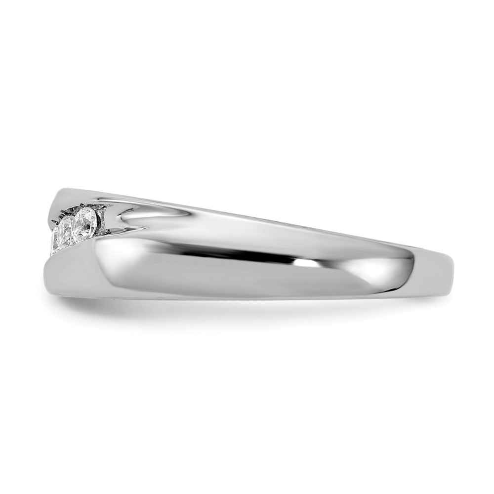 14k white gold real diamond mens ring rm5729b 025 waa