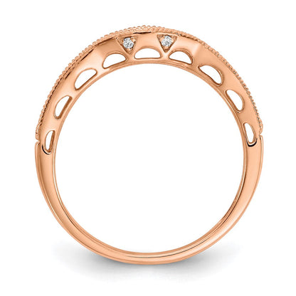14k rose gold real diamond contoured wedding band rm5897b 025 raa