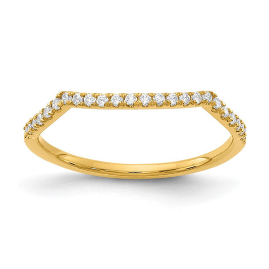 14k yellow gold real diamond contoured wedding band rm5906b 015 yaa