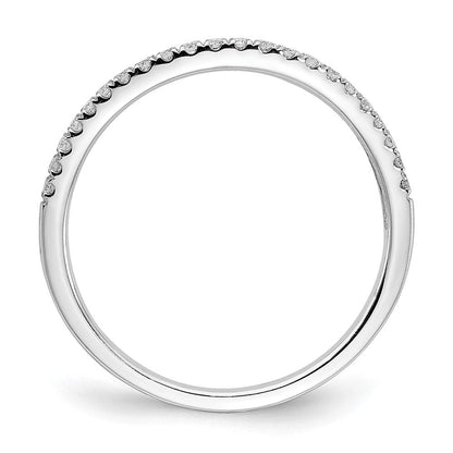 14k white gold real diamond wedding band rm6011b 015 waa