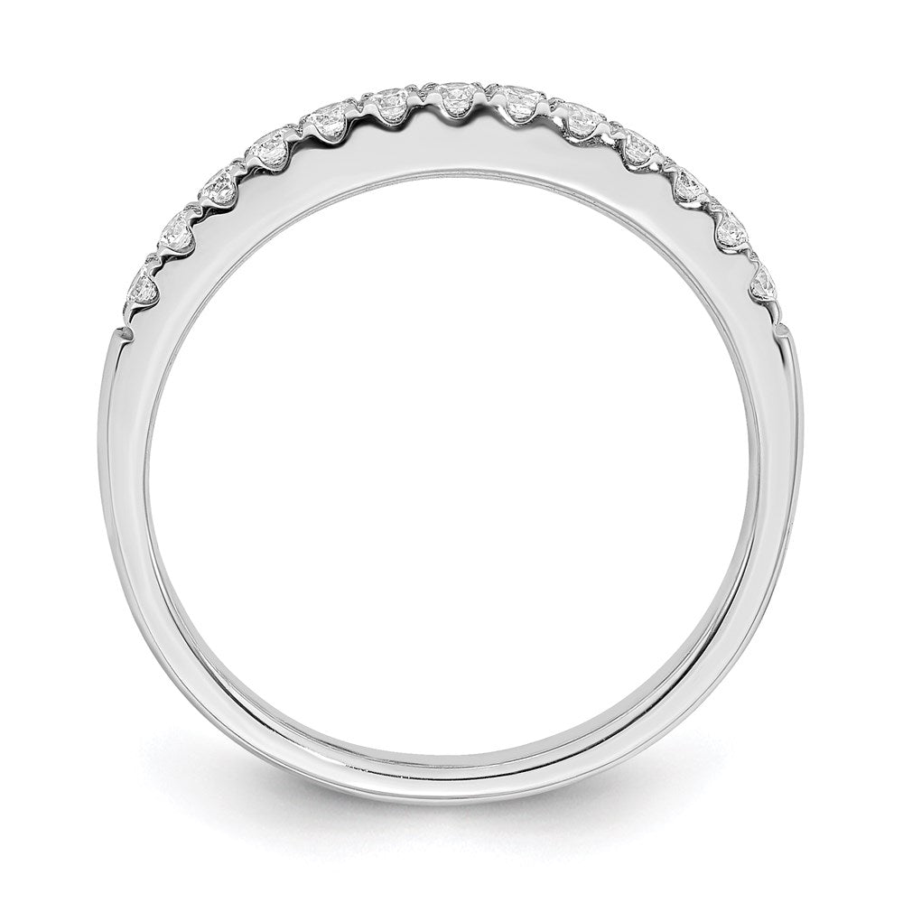 14k Rose Gold Real Diamond Wedding Band