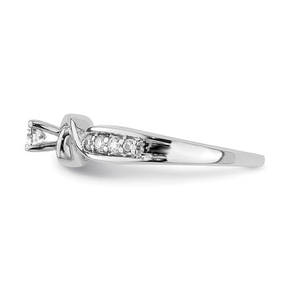 10k white gold real diamond engagement ring rm6374e 033 0waa