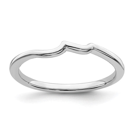 10k white gold contoured band rm6375b 0w