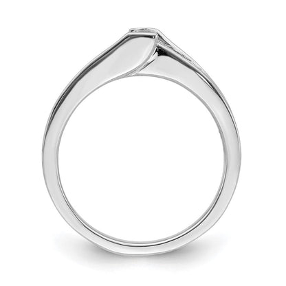 10k white gold real diamond engagement ring rm6376e 018 0waa