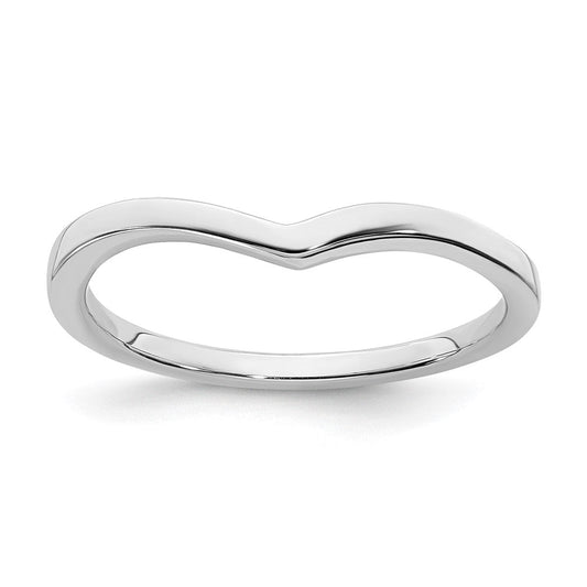 10k white gold contoured band rm6377b 0w