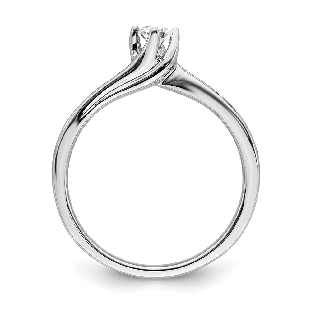 10k white gold real diamond engagement ring rm6378e 025 0waa