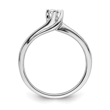 10k white gold real diamond engagement ring rm6378e 025 0waa