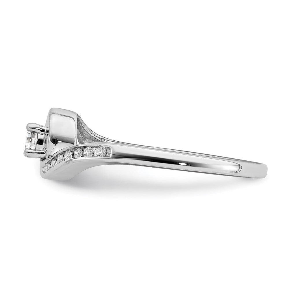 10k white gold real diamond engagement ring rm6383e 018 0waa