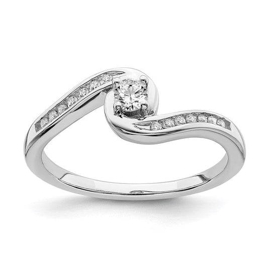 10k white gold real diamond engagement ring rm6383e 018 0waa