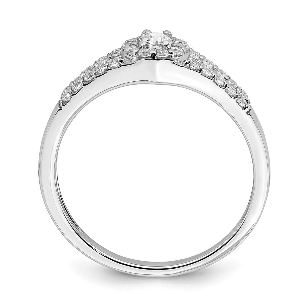 10k white gold real diamond engagement ring rm6388e 034 0waa