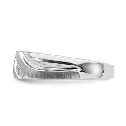 14k white gold mens real diamond band rm6403b 010 waa