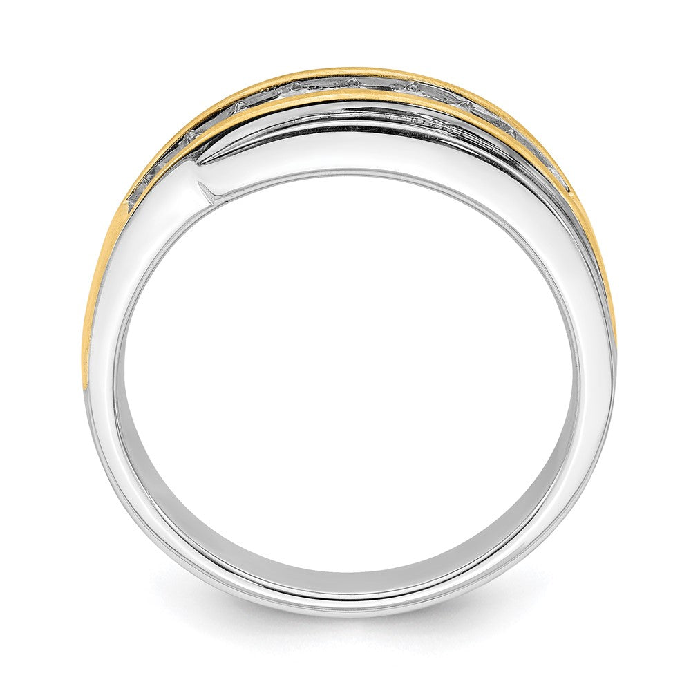 14k white yellow gold mens real diamond bridal band rm6404b 040 wyaa