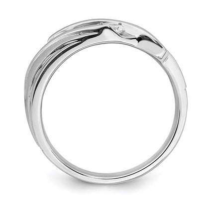 14k white gold mens real diamond bridal band rm6406b 050 waa