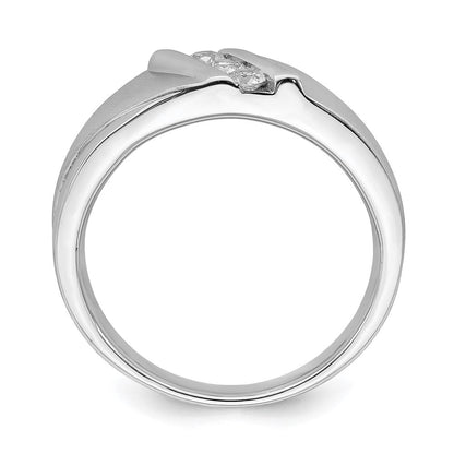 14k white gold mens real diamond band rm6407b 024 waa