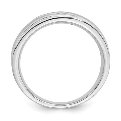 14k white gold mens real diamond band rm6414b 016 waa