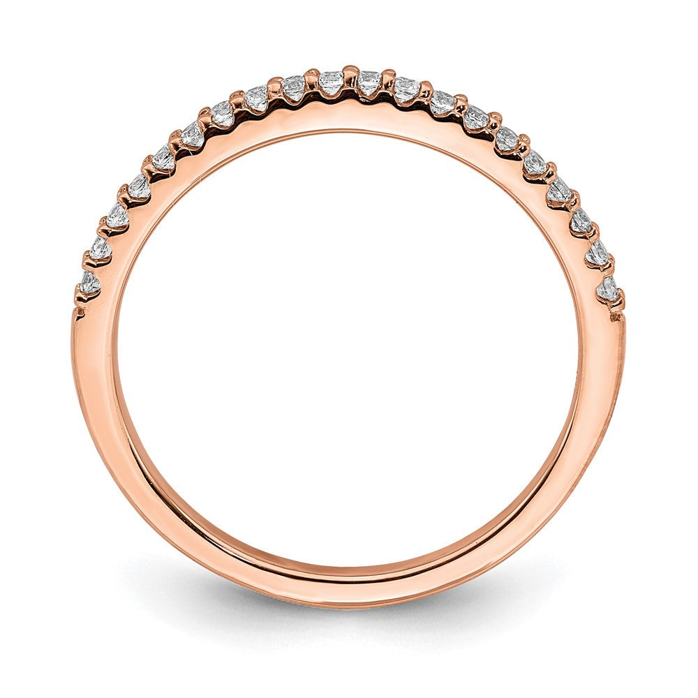14k rose gold real diamond band rm6429b 020 raa