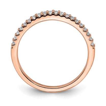 14k rose gold real diamond band rm6429b 020 raa