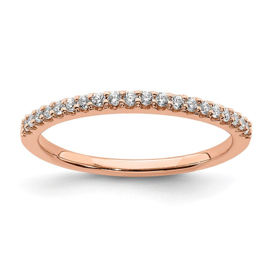 14k rose gold real diamond band rm6429b 020 raa