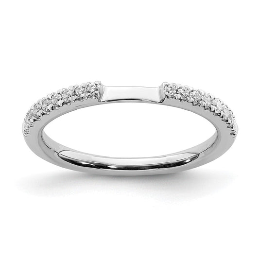 14k white gold real diamond contoured wedding band rm6628b 025 waa