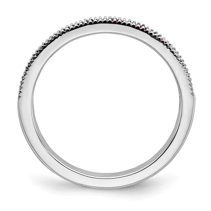 14k white gold ruby and real diamond band rm7245 ru 011 wa