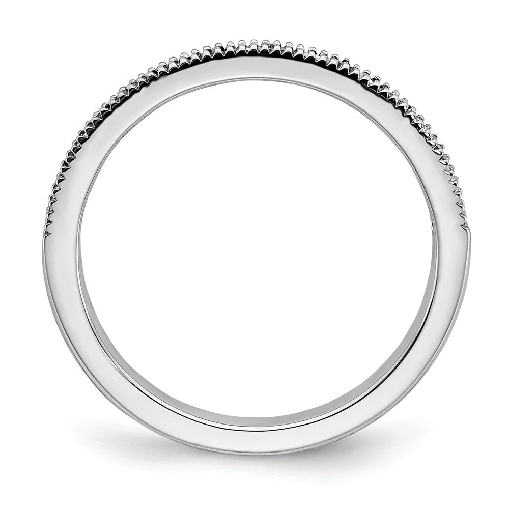 14k white gold sapphire and real diamond band rm7245 sa 011 wa