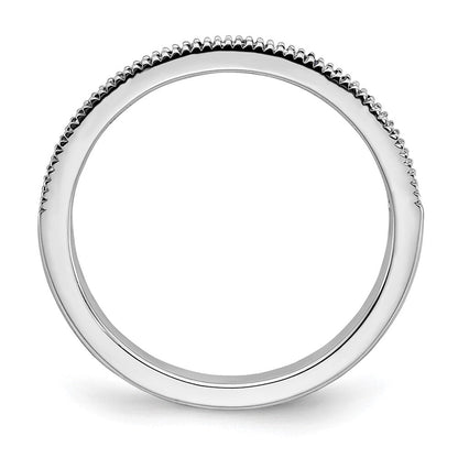 14k white gold sapphire and real diamond band rm7245 sa 011 wa