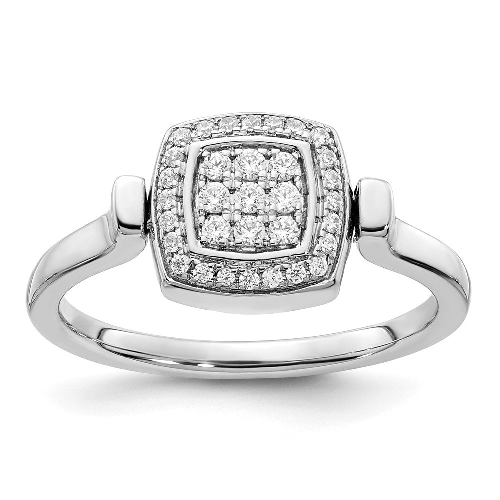 14k white gold polished garnet and real diamond flip ring rm8231 ga 027 wa