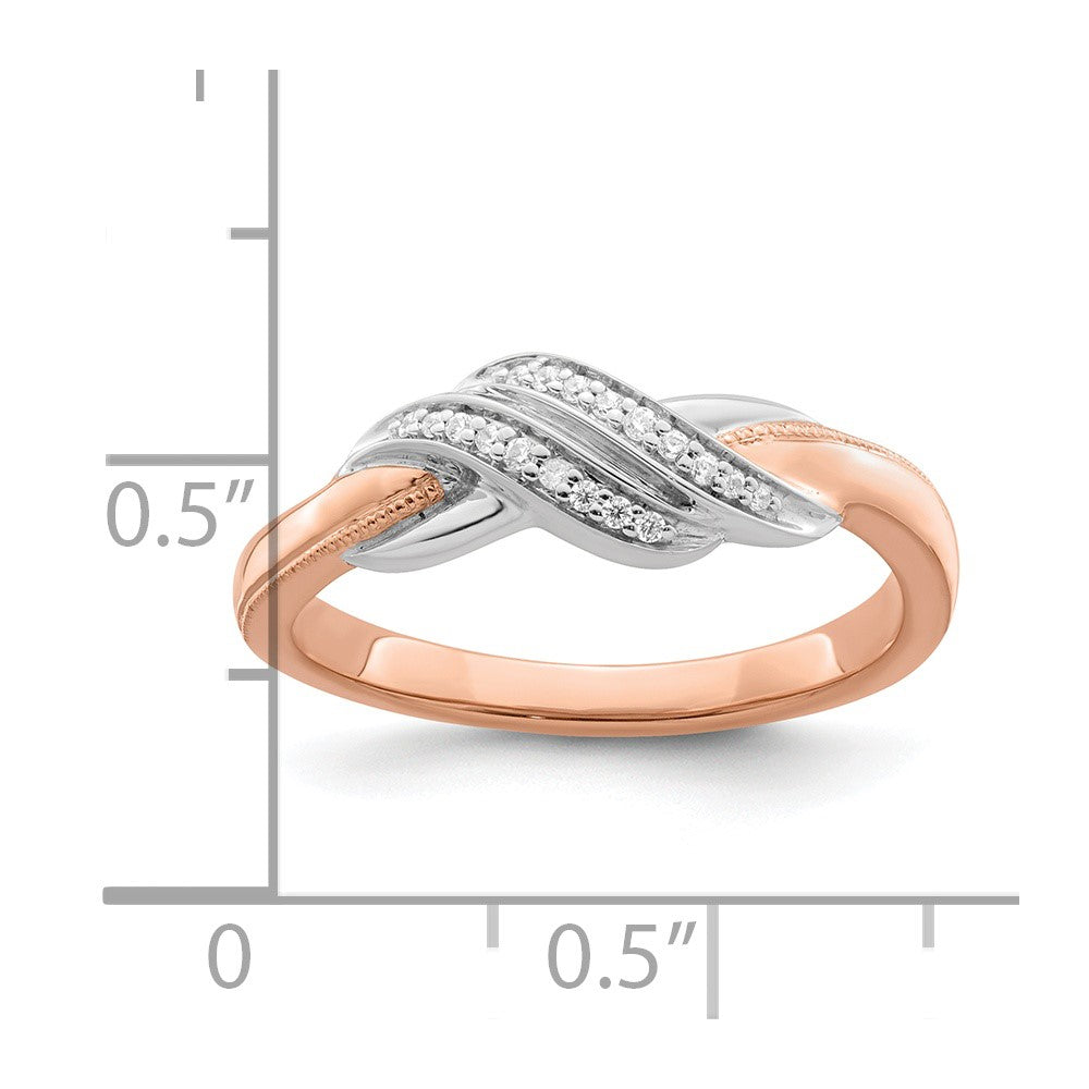 14k two tone gold white rose polished fancy real diamond ring rm8419 007 wra