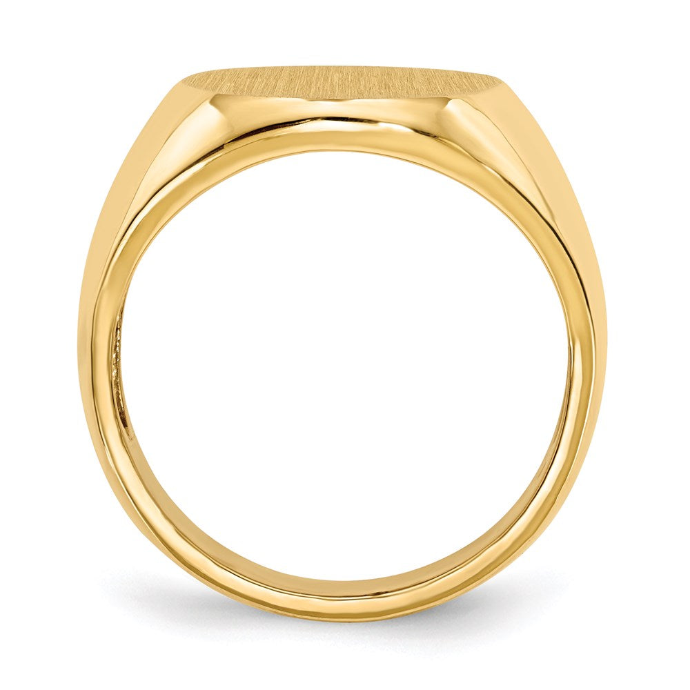 14k yellow gold 18 5x14 0mm open back mens signet ring rs135