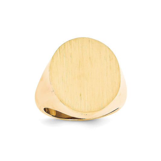 14k yellow gold mens signet ring rs139