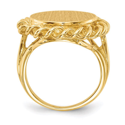 14k yellow gold 14 5x15 0mm open back signet ring rs294