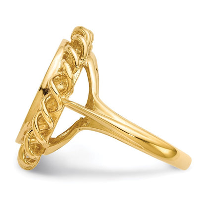 14k yellow gold 14 5x15 0mm open back signet ring rs294